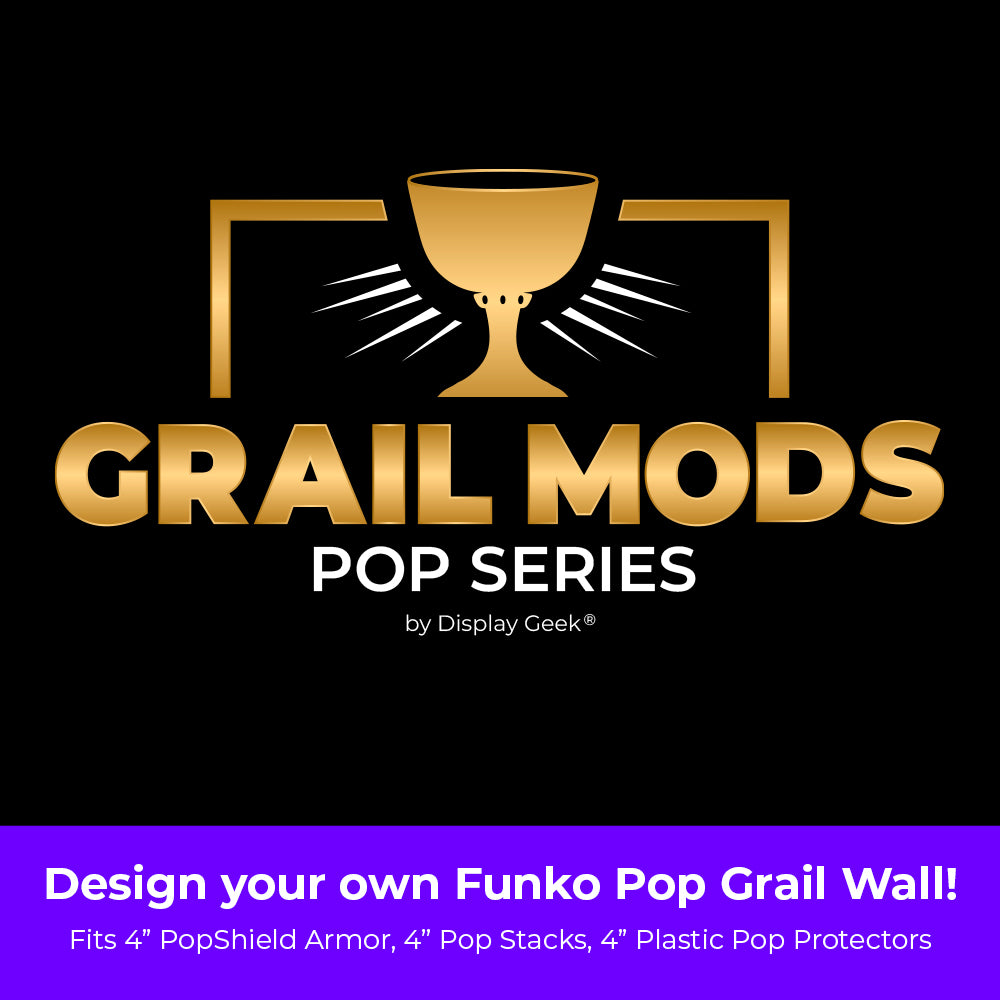 Display Geek Grail Mods The Best Funko Pop Vinyl Display Case for Pop Shield Armor Hard Stacks DIY Vaulted Grail Wall Cubbies