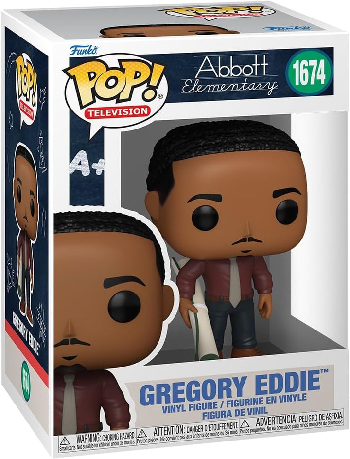 Funko pop ・ DiRBZミゲル(popケース付き)セット Funko Pop! TV Abbott Elementary Gregory Eddie Vinyl Figure #1674