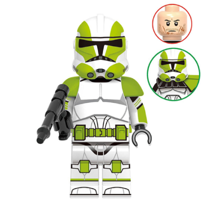 Captain Grey Clone Trooper (Star Wars) - Custom Building Blocks Mini Figures Compatible with LEGO