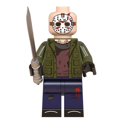 Jason Voorhees (Friday the 13th) - Custom Building Blocks Mini Figures Compatible with LEGO