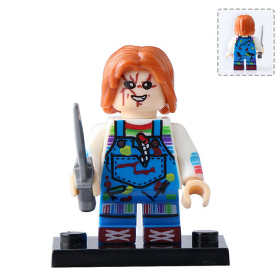 Chucky Classic Version (Child's Play) - Custom Building Blocks Mini Figures Compatible with LEGO