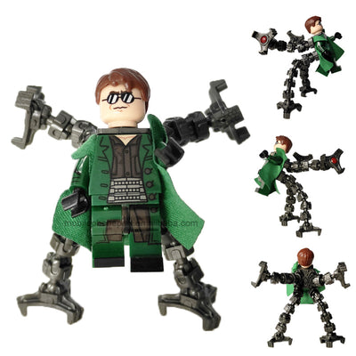 Doctor Octopus (Marvel Spider-Man) - Custom Building Blocks Mini Figures Compatible with LEGO