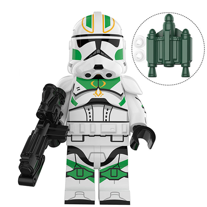 Horn Company Clone Trooper (Star Wars) - Custom Building Blocks Mini Figures Compatible with LEGO