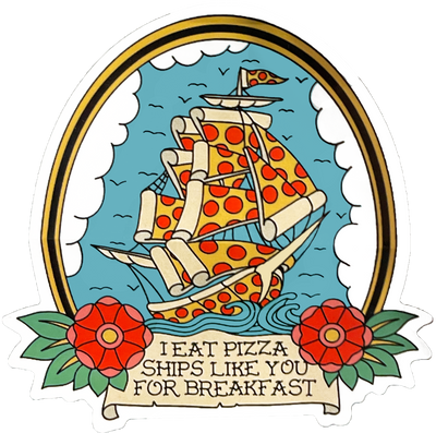 Pizza Ships: Stickers