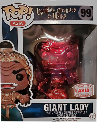 POP! Asia (Super Deluxe): 99 Legendary Creatures, Giant Lady (Red CRM) Exclusive