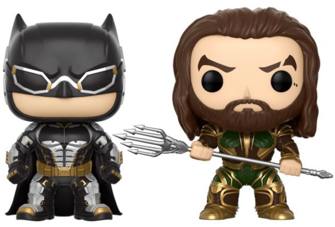 POP! Heroes: Justice League, Batman & Aquaman (2-PK) Exclusive