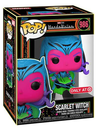 POP! Marvel: 986 WandaVision, Scarlet Witch (BL) Exclusive