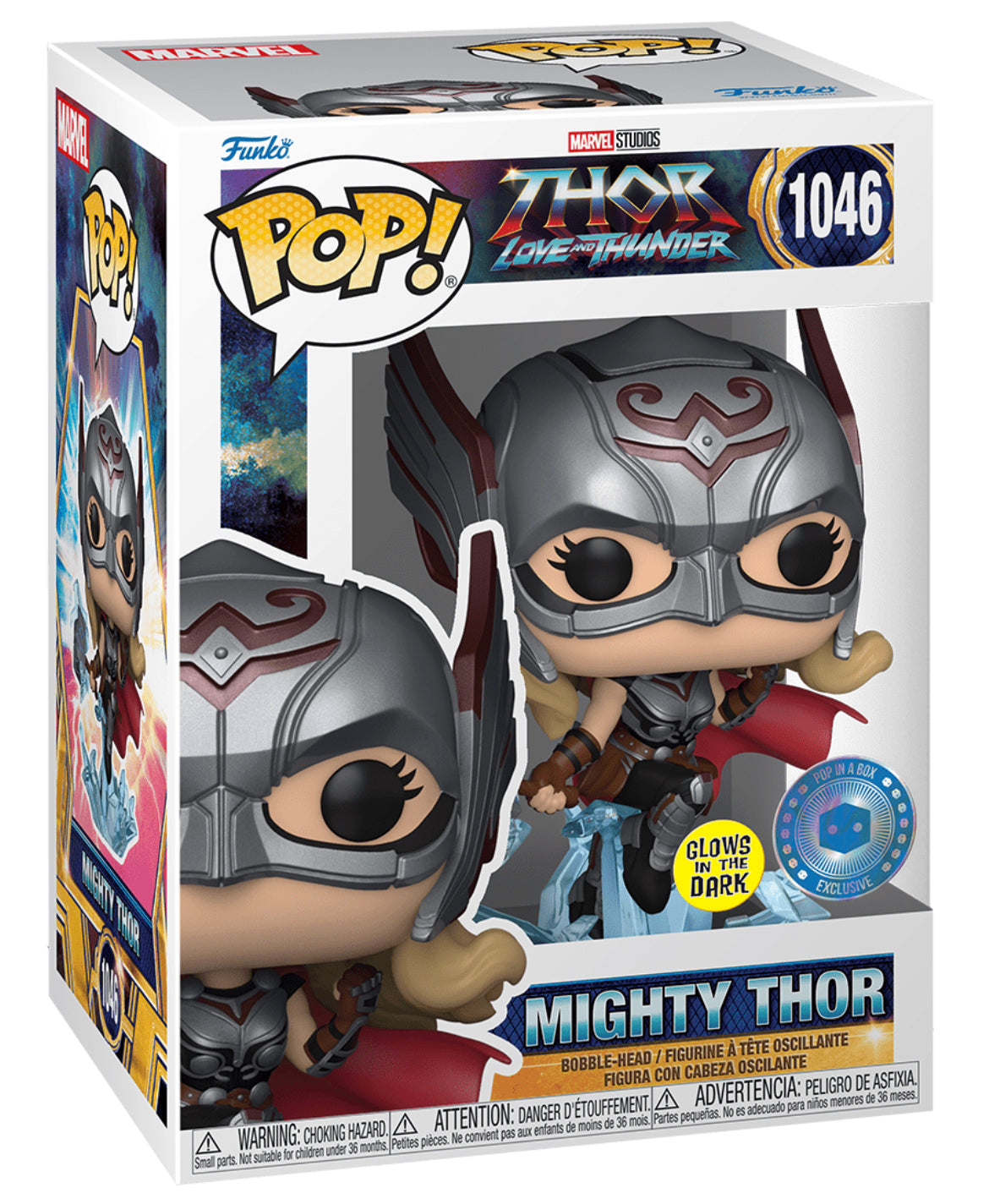 POP! Marvel: 1046 Thor Love and Thunder, Mighty Thor (GITD) Exclusive