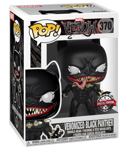 POP! Marvel: 370 Venom, Venomized Black Panther Exclusive