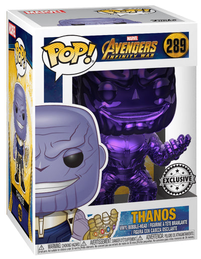 POP! Marvel: 289 Avengers Infinity War, Thanos (Purple CRM) Exclusive