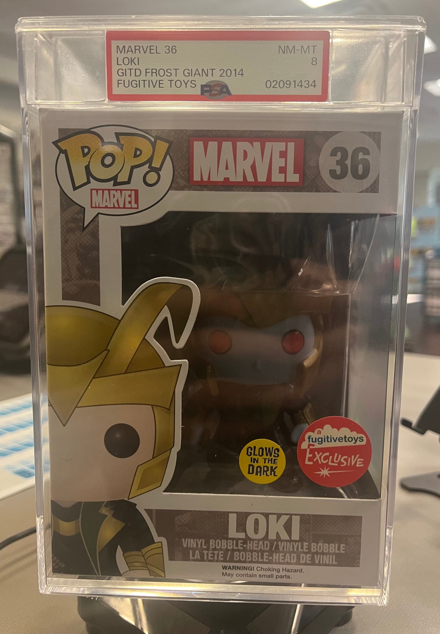 POP! Marvel: 36 Loki (Frost Giant) (GITD) Exclusive