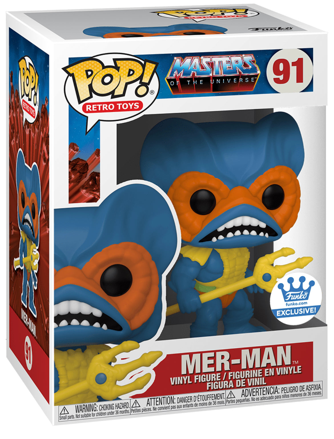 POP! Retro Toys: 91 MOTU, Mer-Man Exclusive