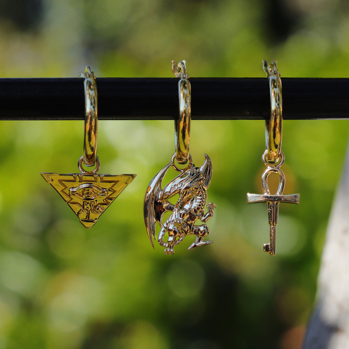 Yu-Gi-Oh!™ Micro Millennium Puzzle Earring - 14KT