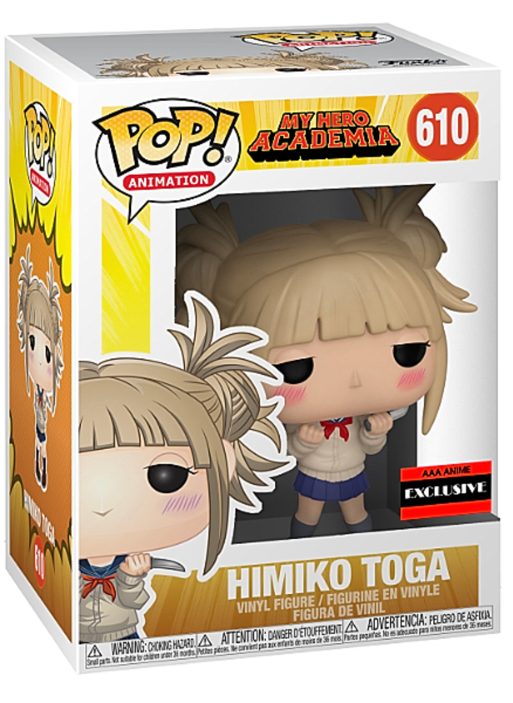 POP! Animation: 610 MHA, Himiko Toga Exclusive