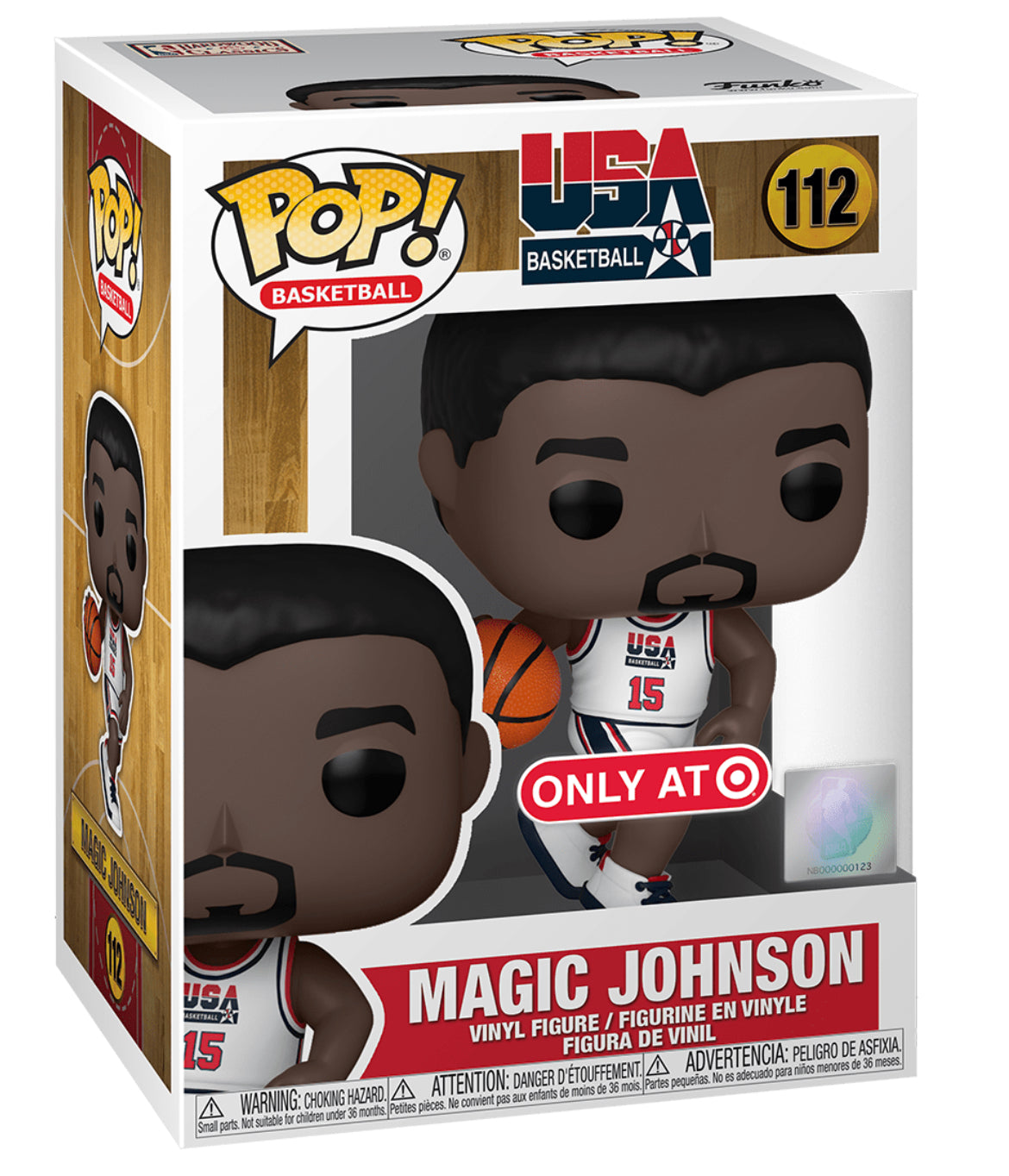 POP! Basketball: 112 USA Basketball, Magic Johnson Exclusive