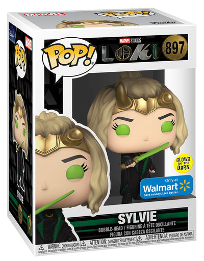 POP! Marvel: 897 Loki, Sylvie (GITD) Exclusive