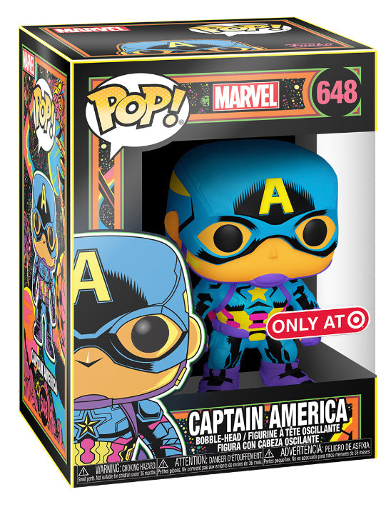 POP! Marvel: 648 CPT America (BL) Exclusive