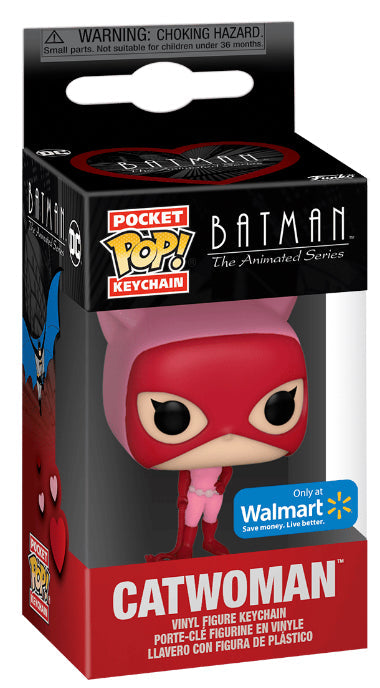 POP! Keychains: Heroes (Batman - Animated), Catwoman (PNK) Exclusive