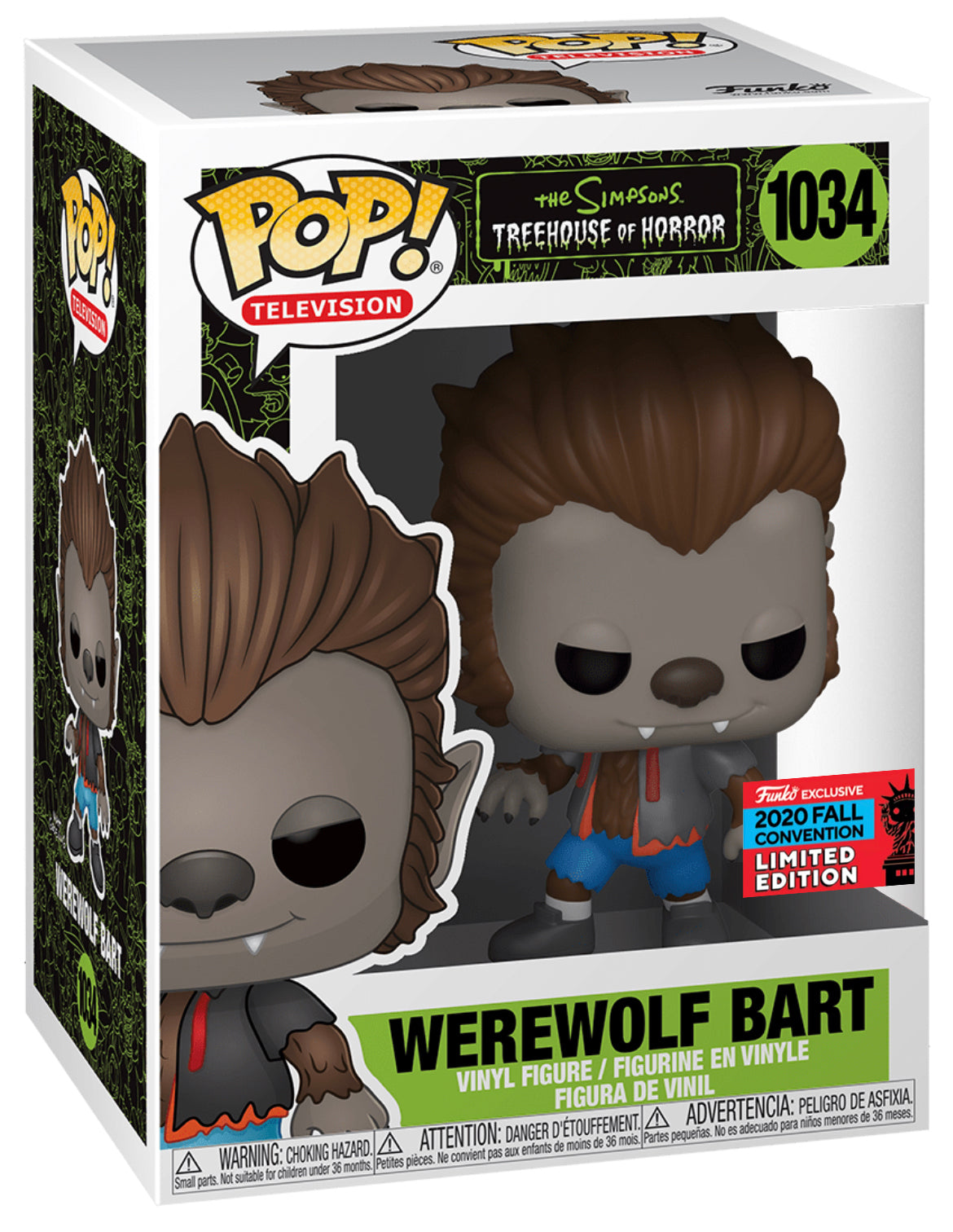 POP! Television: 1034 The Simpsons, Werewolf Bart Exclusive