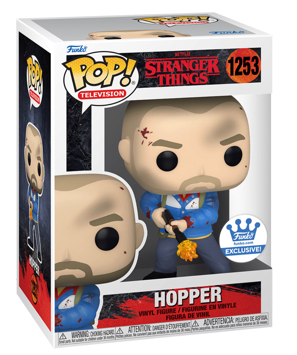 POP! Television: 1253 Stranger Things, Hopper Exclusive