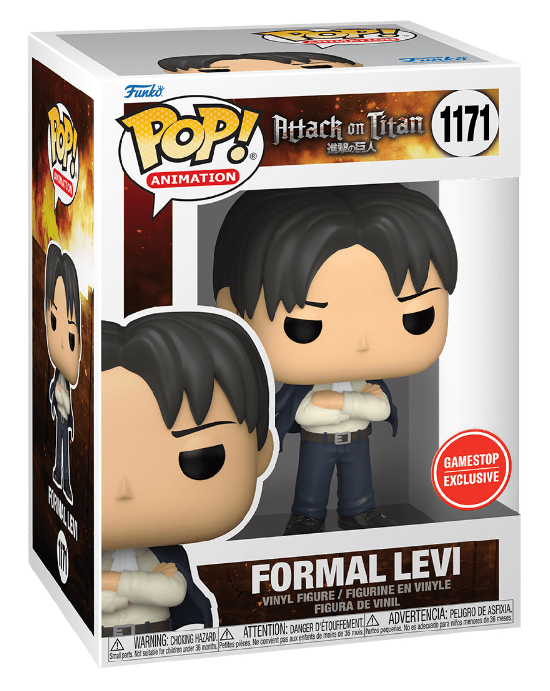 POP! Animation: 1171 Attack On Titan, Formal Levi Exclusive