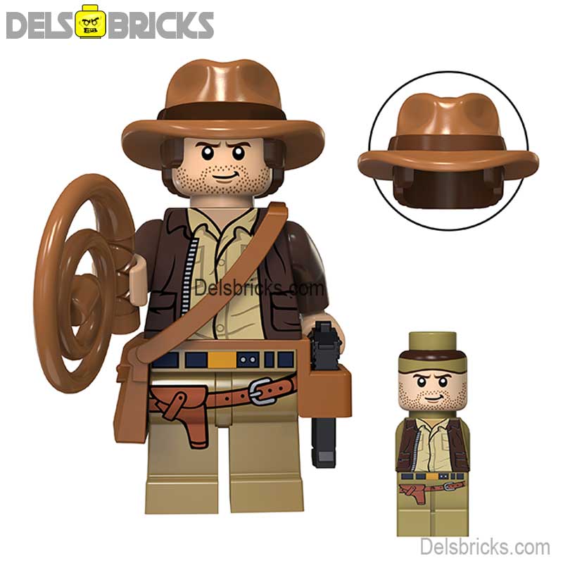 Indiana Jones (Indiana Jones) - Custom Building Blocks Mini Figures Compatible with LEGO