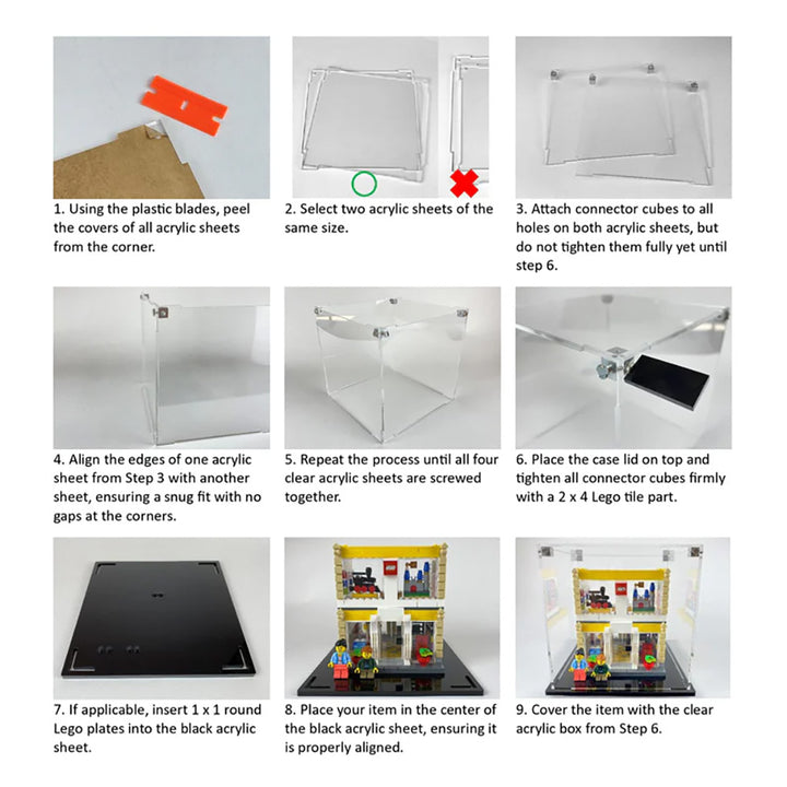 WEISS SCHWARZ - 3mm thick Custom Acrylic Display Case for Trading Card Game Grails (Fits 5.5h x 5.75w x 1.5d) by Display Geek Flying Box 3mm thick dust and dirt protection | Display Geek, Inc. WEISS SCHWARZ - 3mm thick Custom Acrylic Display Case for Trading Card Game Grails (Fits 5.5h x 5.75w x 1.5d) by Display Geek Flying Box 3mm thick dust and dirt protection | Display Geek, Inc.