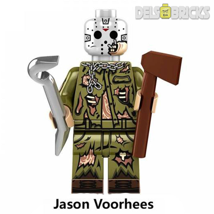 Jason Voorhees Undead (Friday the 13th) - Custom Building Blocks Mini Figures Compatible with LEGO