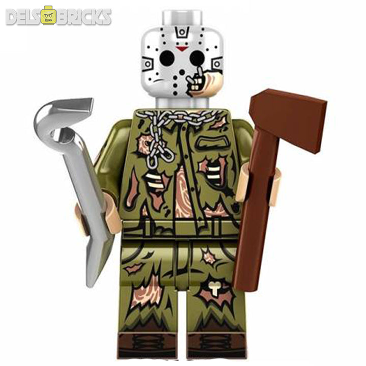 Jason Voorhees Undead (Friday the 13th) - Custom Building Blocks Mini Figures Compatible with LEGO