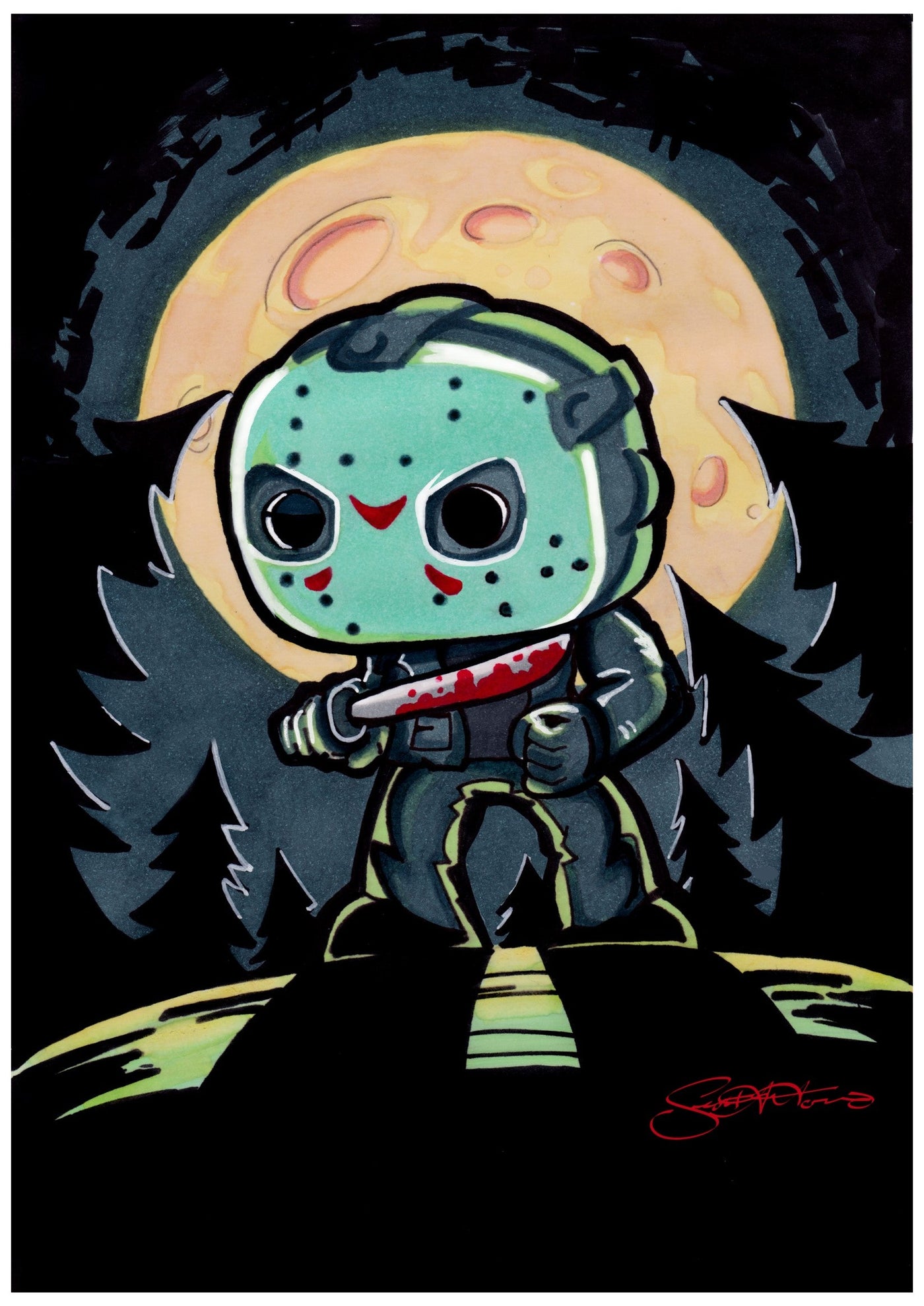 Scoots: Prints (Horror), Jason Voorhees