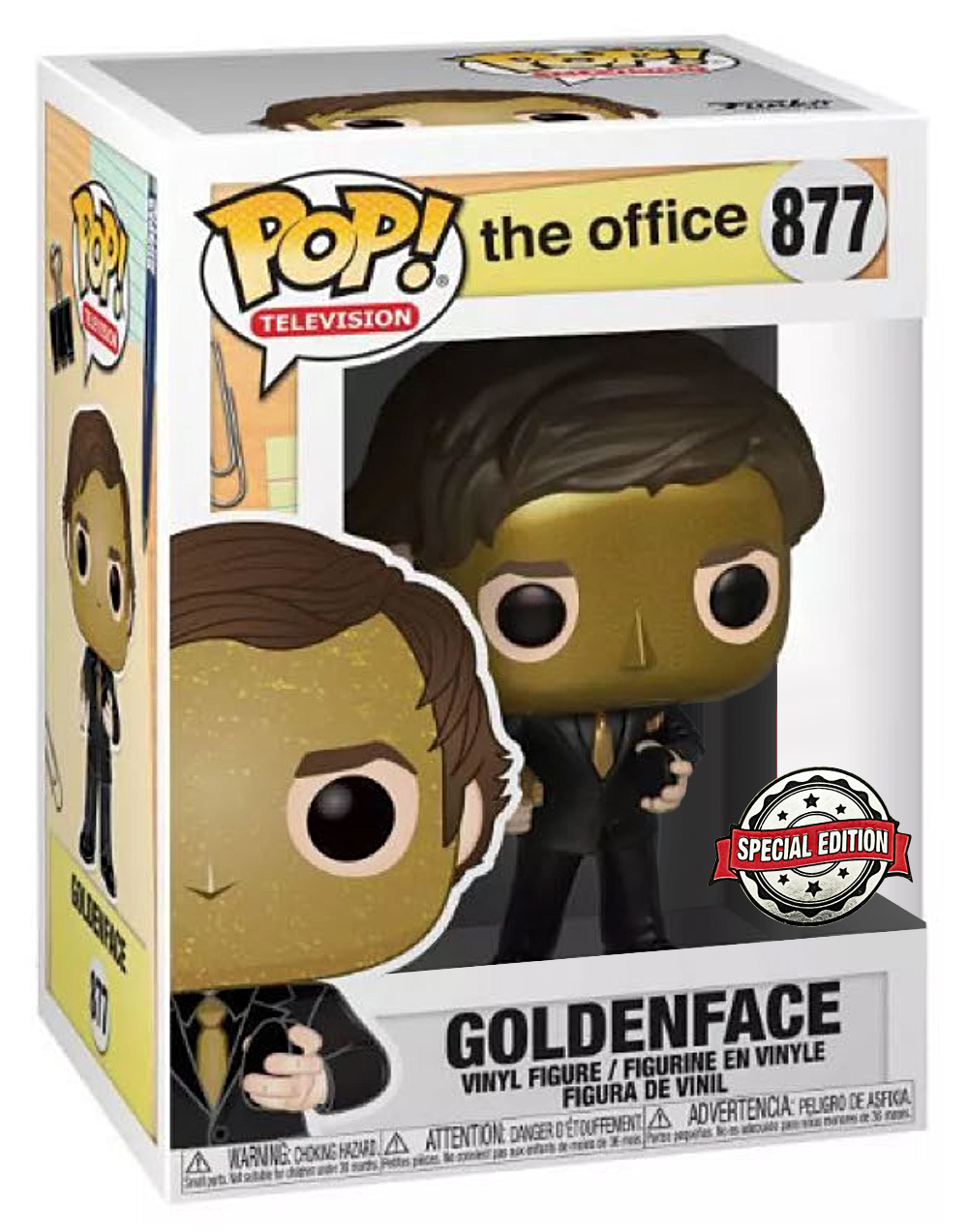 POP! Television: 877 The Office, Goldenface (GT) Exclusive