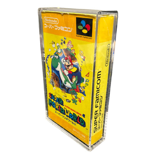 Acrylic Case for SUPER FAMICOM Video Game Box 4mm thick, UV & Slide Bottom on The Pop Protector Guide by Display Geek