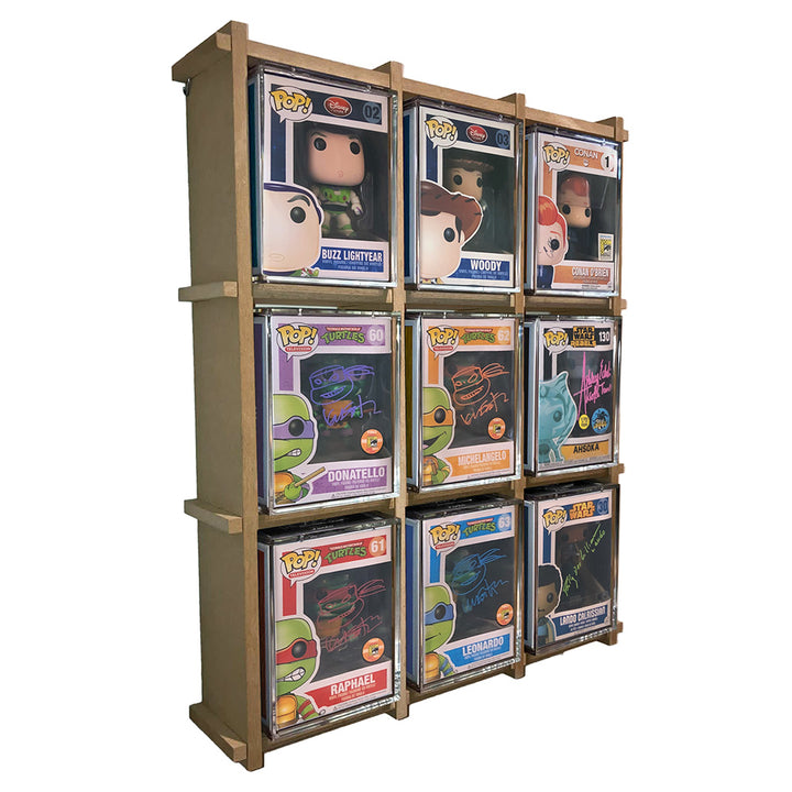 KUBBIE ULTRA (3x3) - In Box Display Case for Funko Pops, Wall