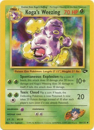 PCG: 050/132 Gym Challenge, Koga's Weezing