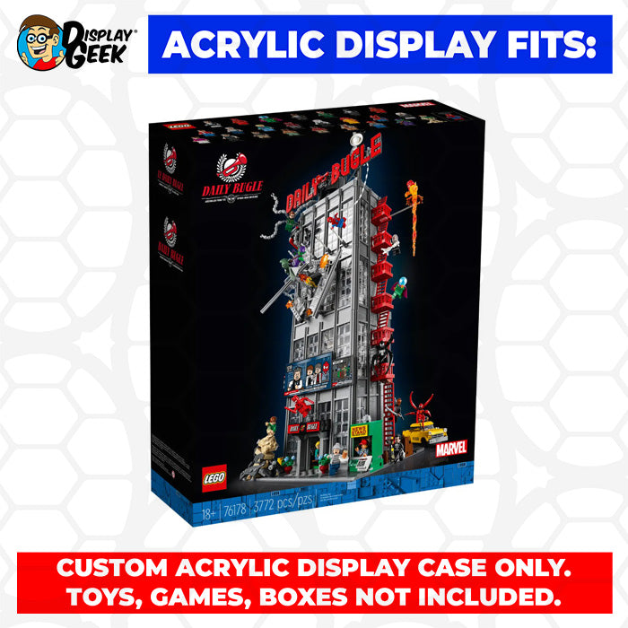 Display Daily Bugle Legos LEGO 76178 3mm Thick Custom Acrylic