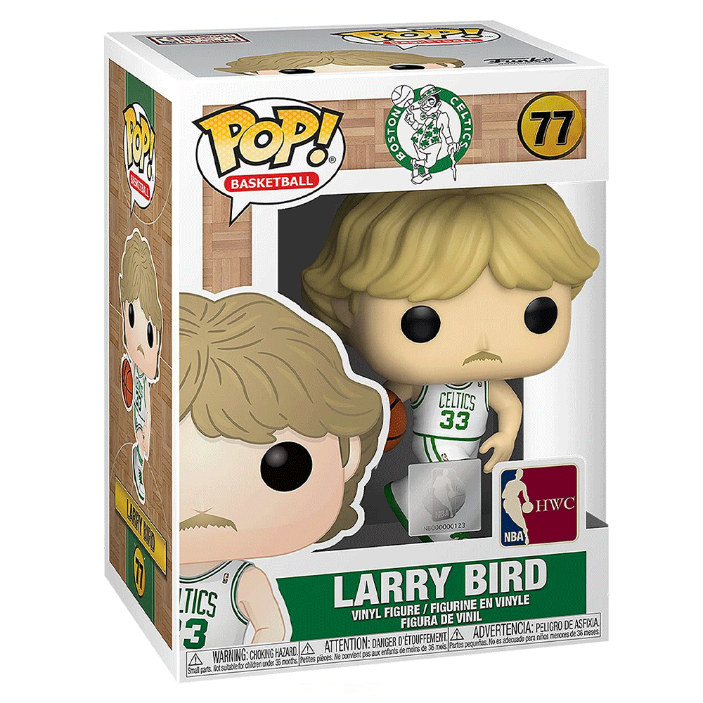 POP! Basketball: 77 Legends, Larry Bird (Celtic Home)