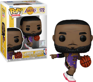 Pop! NBA: Los Angeles Lakers - LeBron James (Purple Jersey)