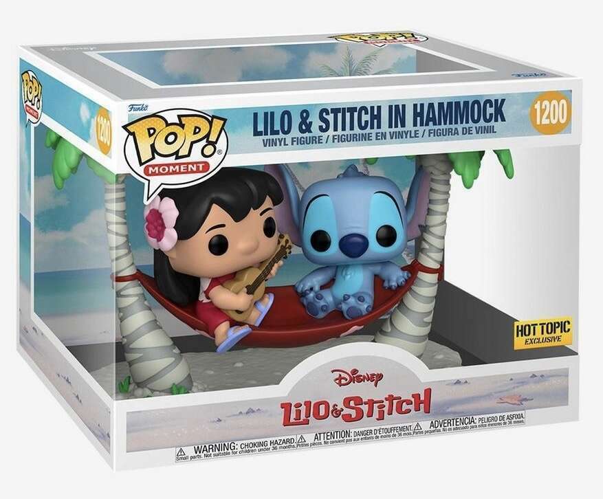 POP! Moment (Disney): 1200 Lilo and Stitch, Lilo and Stitch in Hammock Exclusive