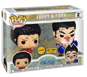 Funko Pop: One Piece Luffy & Foxy Vinyl Figure Set (Chase) Hot Topic Exclusive