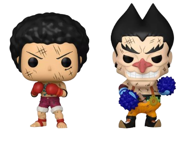 Funko Pop: One Piece Luffy & Foxy Vinyl Figure Set (Chase) Hot Topic Exclusive