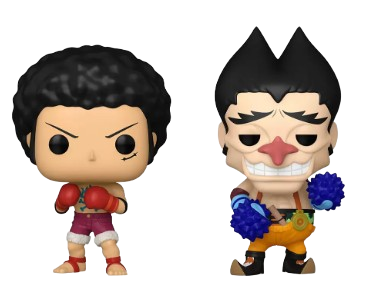 Funko Pop: One Piece Luffy & Foxy Vinyl Figure Set (Common) Hot Topic Exclusive