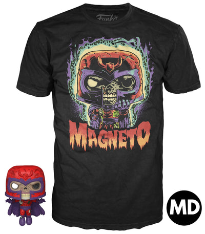 POP! Tees: Marvel (Zombies), Magneto Pocket POP! Figure And Tee