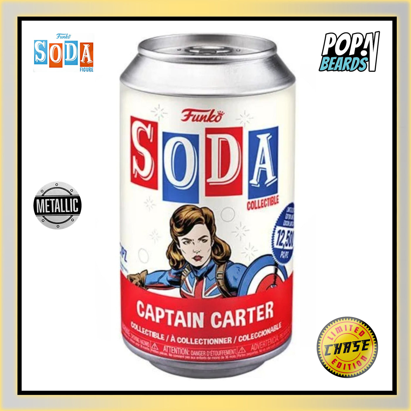 Vinyl Soda: Marvel, Captain Carter