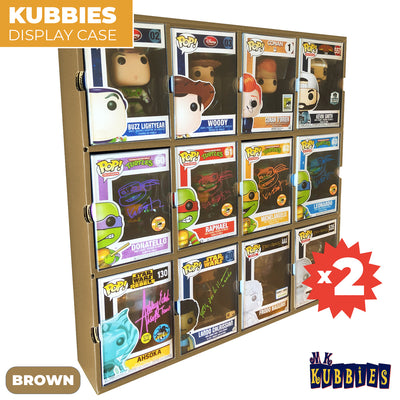 KUBBIE ECONOMY Funko Pop In Box Display Case Wall Mountable Stackable Pop Shelf Cardboard