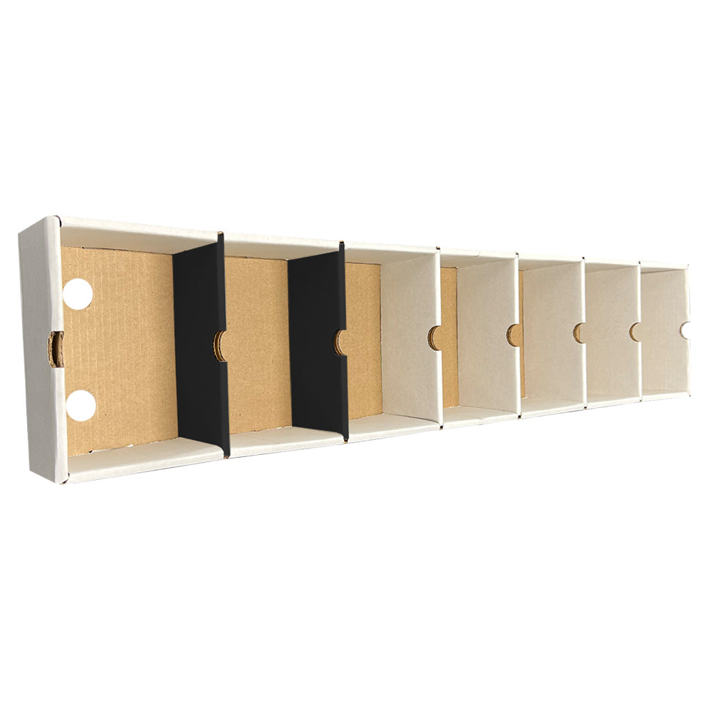 MISFITS KUBBIE SLIM (1x7) - In Box Display Case for Funko Pops, Wall Mountable & Stackable Pop Shelf (Cardboard)