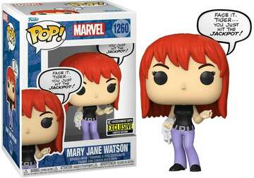 Funko Pop! Vinyl: Marvel: Spider-Man - Mary Jane Watson (With Speech Bubble) Entertainment Earth Exclusive