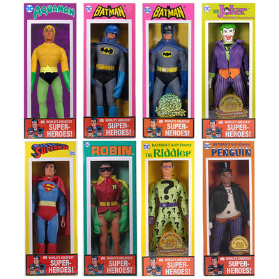 Mego Corporation 50th Anniversary World's Greatest Superheroes Boxes 4.5mm thick Pop Fortress Custom Acrylic Hard Case for Mego Grail Boxes (Fits 9h x 3.5w x 1.5d) Exclusive to Display Geek & The Protector Guide App