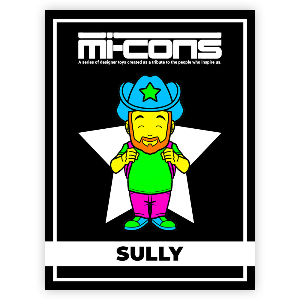 Mi-Cons Display Geek Sully Glow in the Dark Hard Enamel Pin LE 50 with CHASE LE 25
