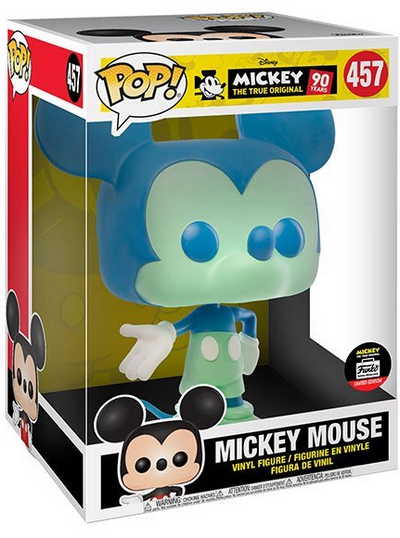 POP! Disney (Jumbo Deluxe): 457 Mickey 90th, Mickey Mouse (Teal / Blue) Exclusive