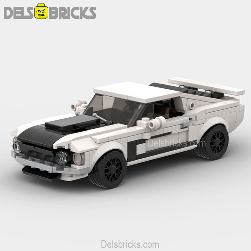 Mustang Boss 302 (Classic Muscle Cars) - Custom Building Blocks Mini Figures Compatible with LEGO